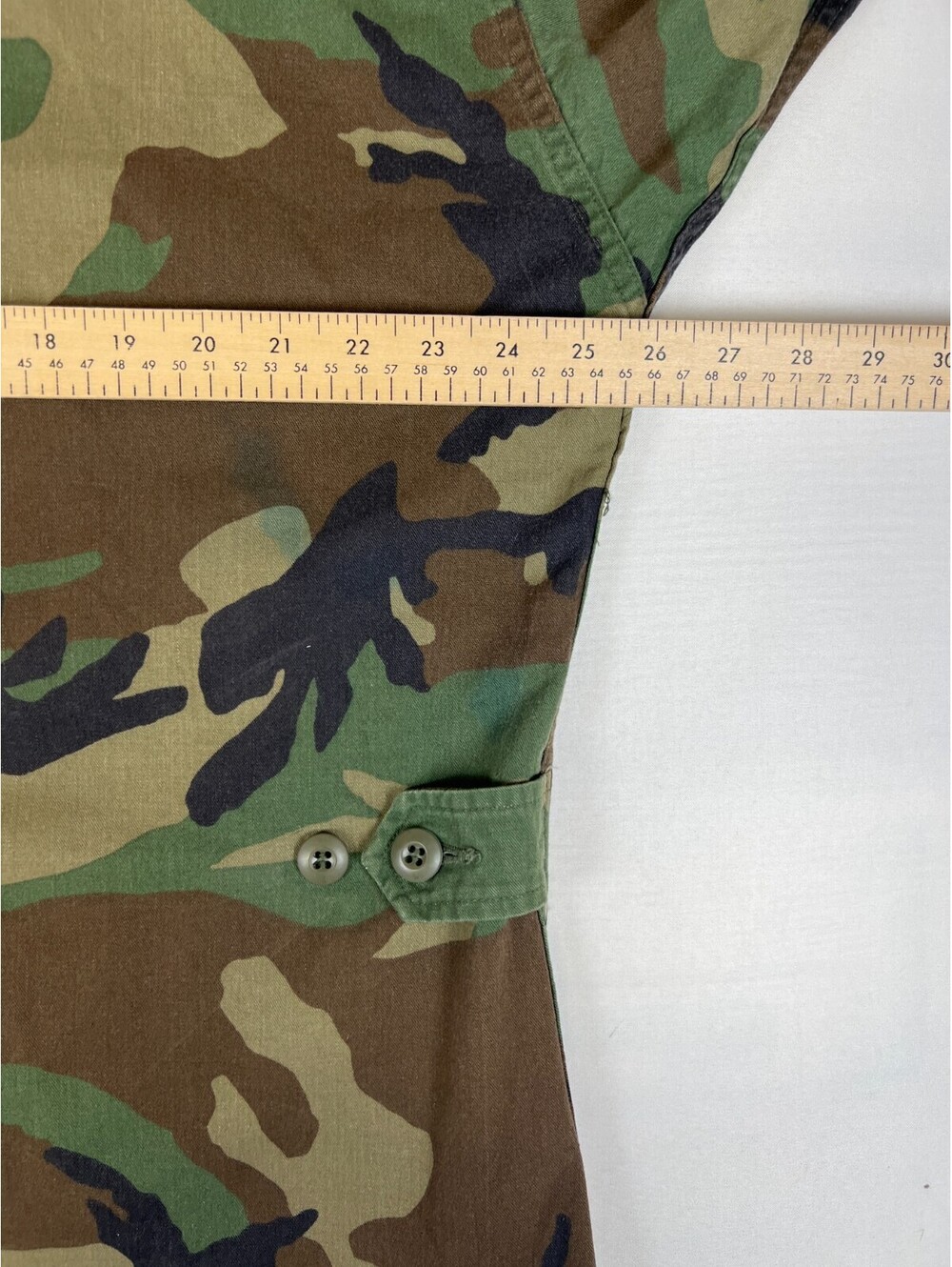 Vintage US BDU Field Shirt Jacket Mens M Regular Woodland Camo Combat - Picture 8 of 9